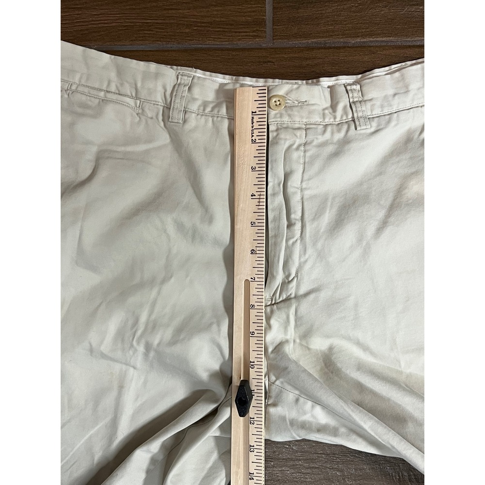 Polo Ralph Lauren Mens Chino Shorts Tan Size 38 Cotton Flat Front Pony Logo - Picture 3 of 9